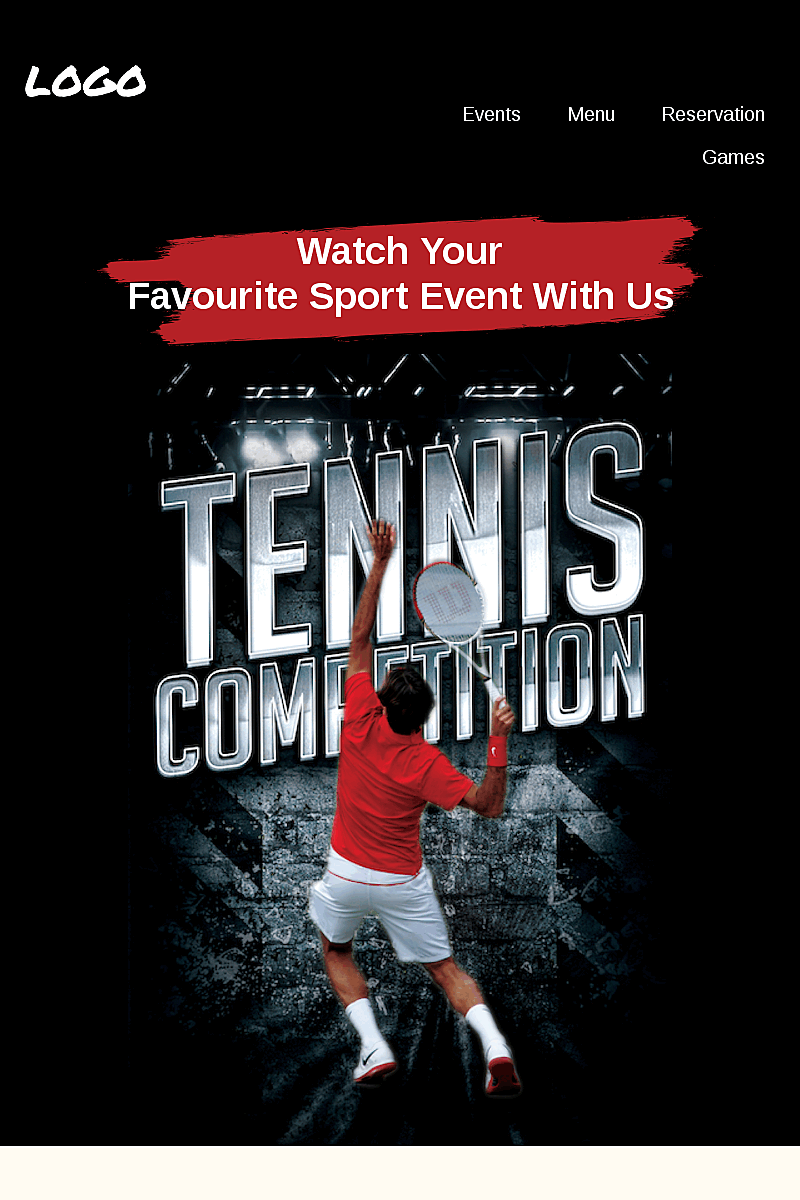 Plantilla Wimbledon tournament sport event