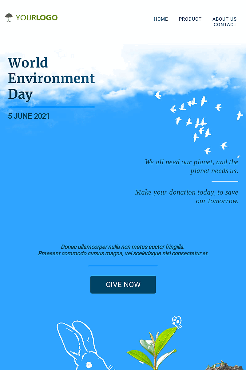 Template World environment day 2