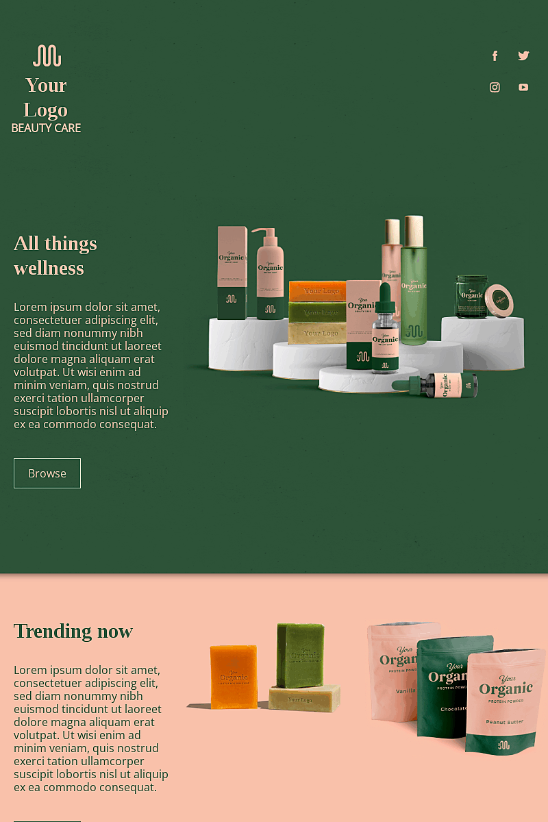 Template All things wellness