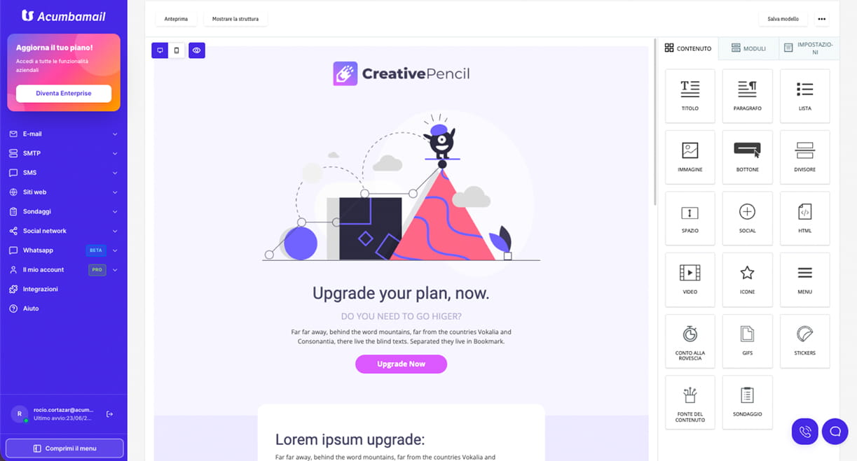 Software di email marketing in italiano