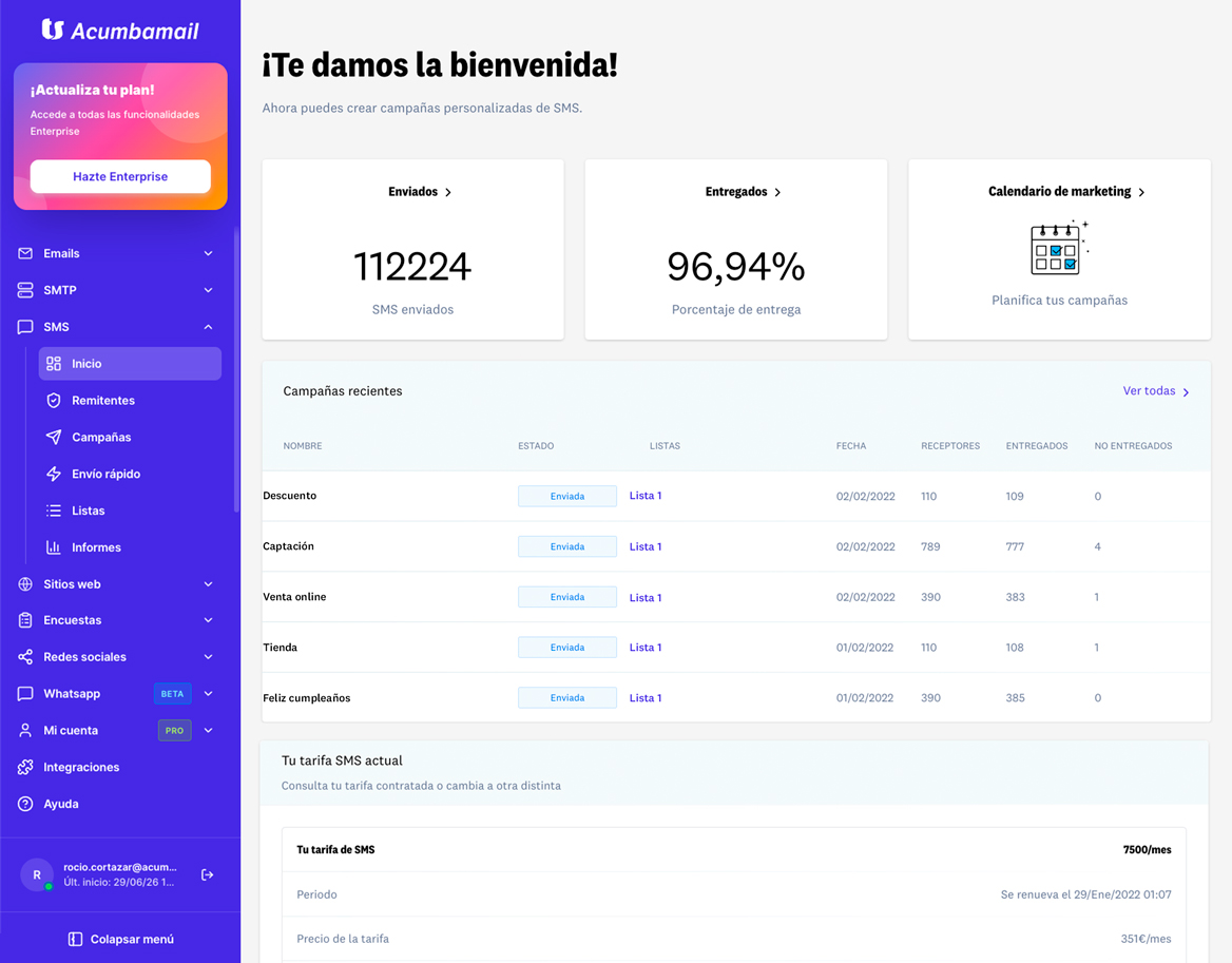 Diseño de email más sencillo que nunca