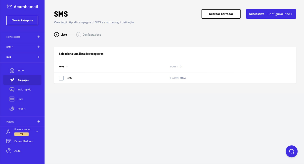 Campagne di email marketing