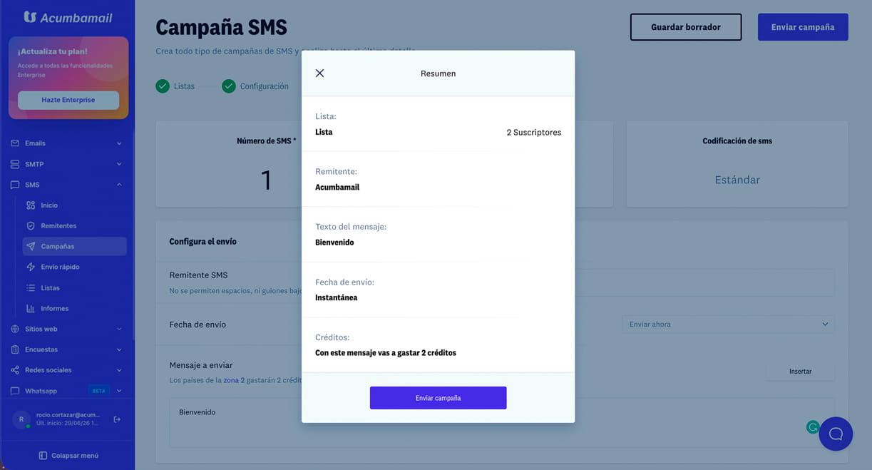 Campañas de email marketing
