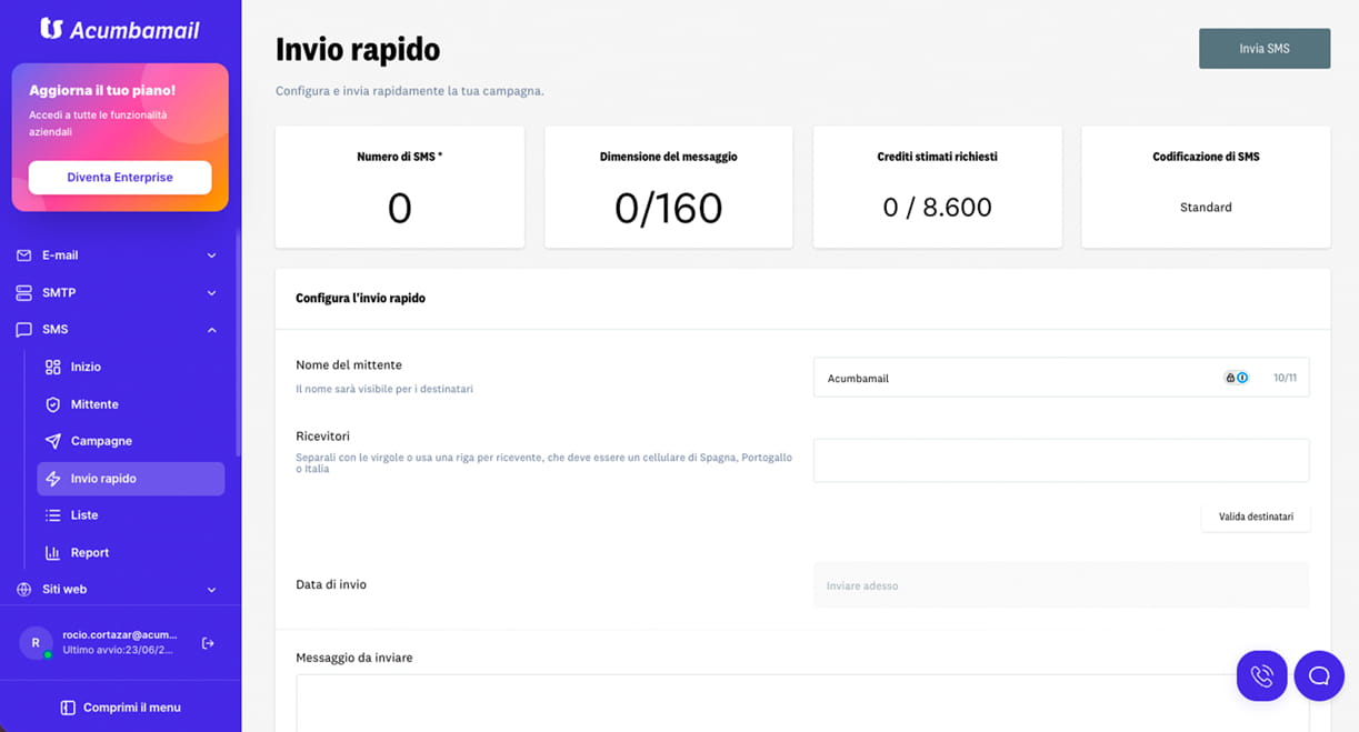 Campagne di email marketing