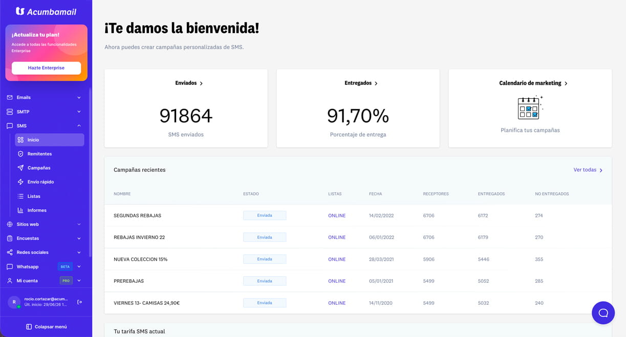 SMS masivo al mejor precio y con la mejor calidad