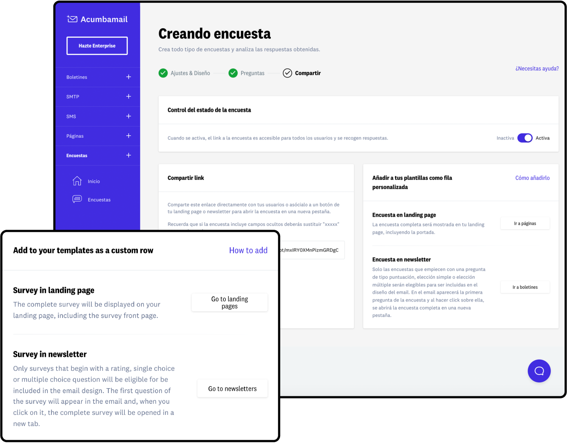 Add it to an email campaign, a landing page, or share the link on your social media