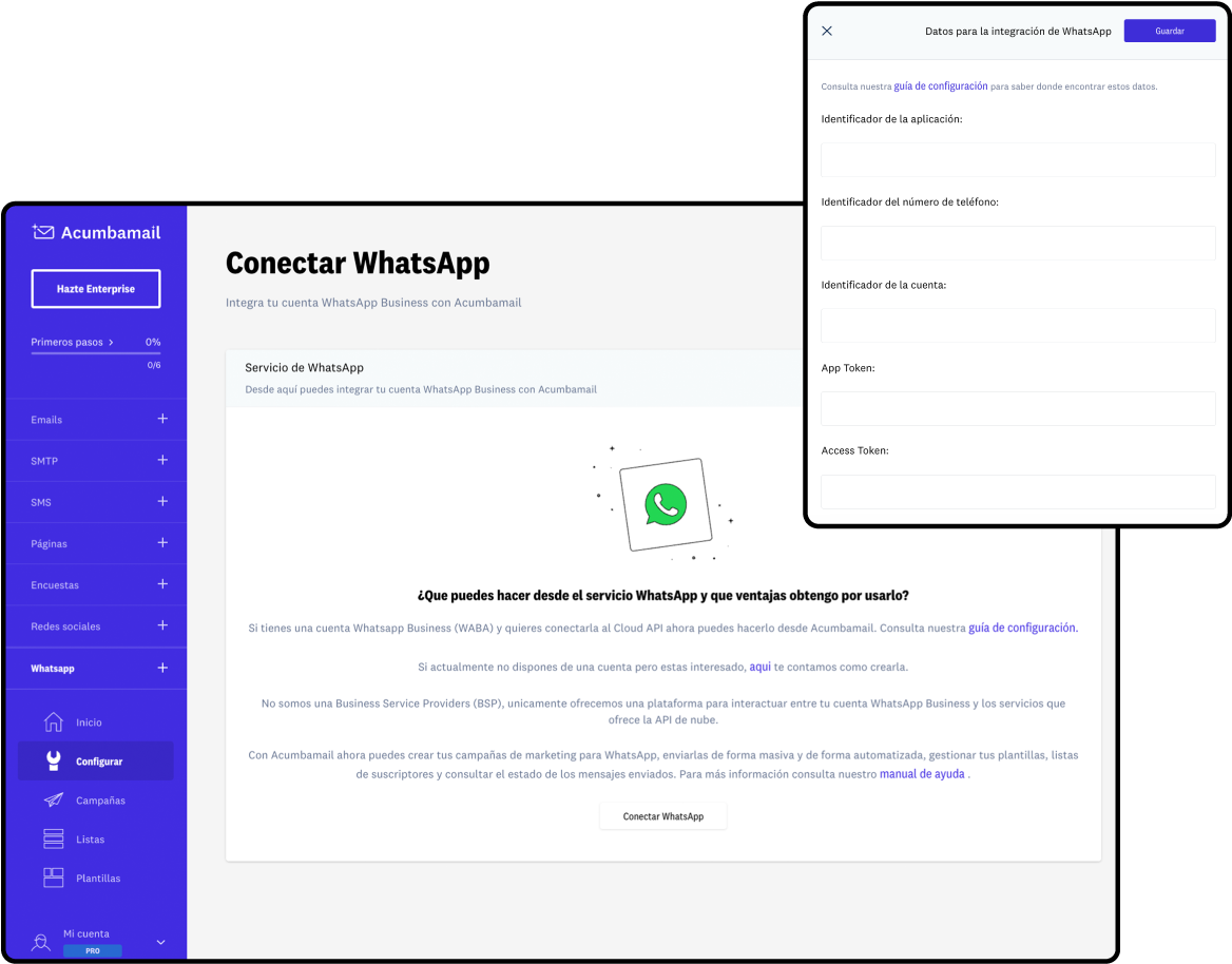 Crea tu cuenta de Whatsapp Business