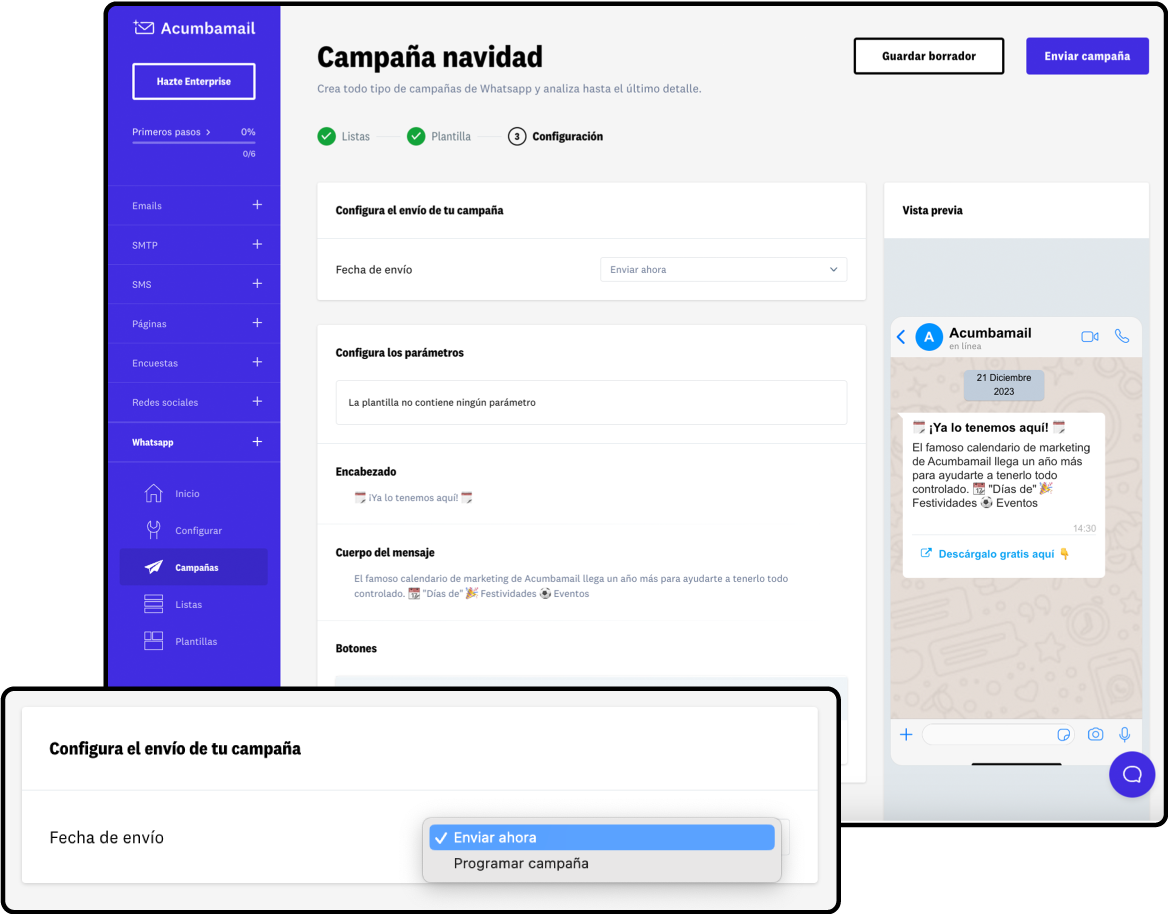 Crea tu cuenta de Whatsapp Business